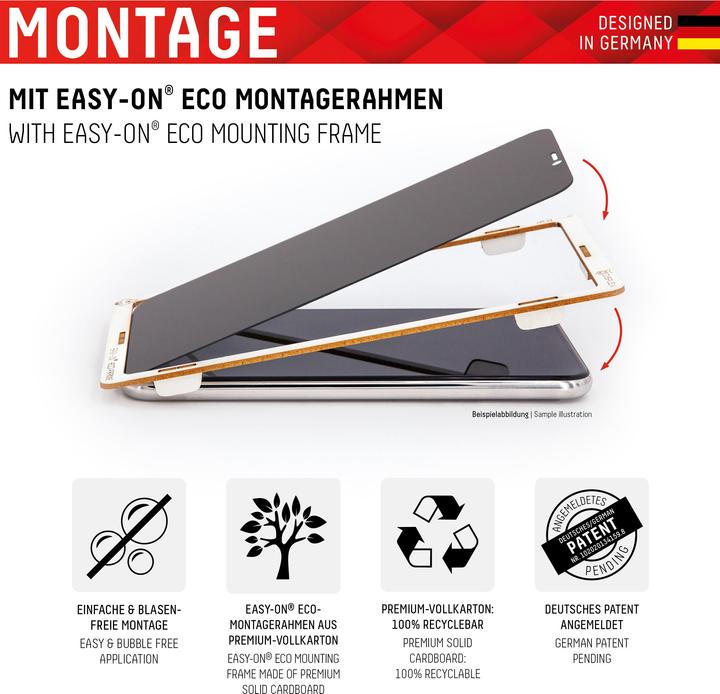 Produktbild Displex Real Glass, Privacy Full Cover Panzerglas (1 Stück, Samsung Galaxy S21+)