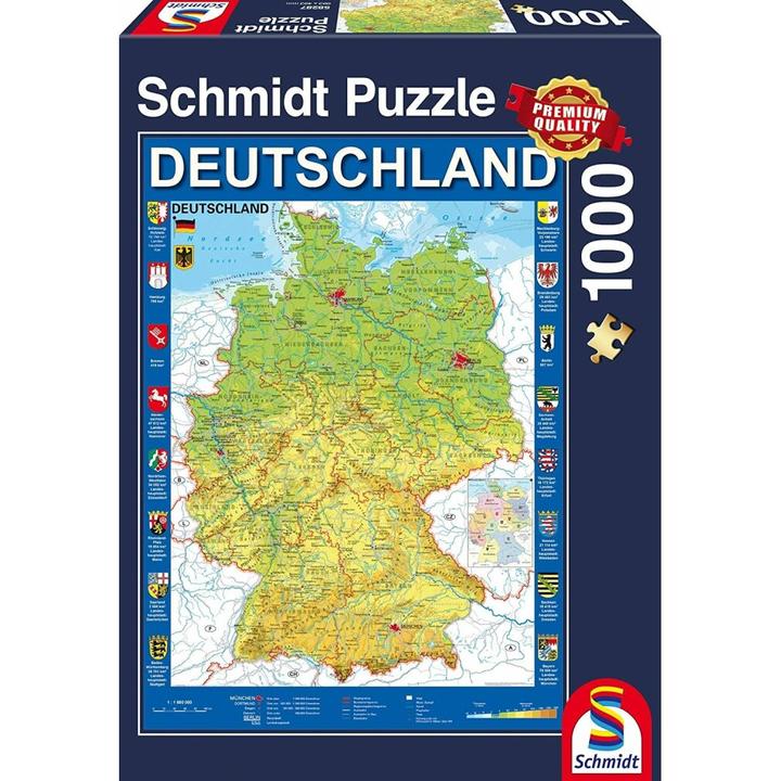 Actual product image Schmidt Spiele Map of Germany (1000 pieces)