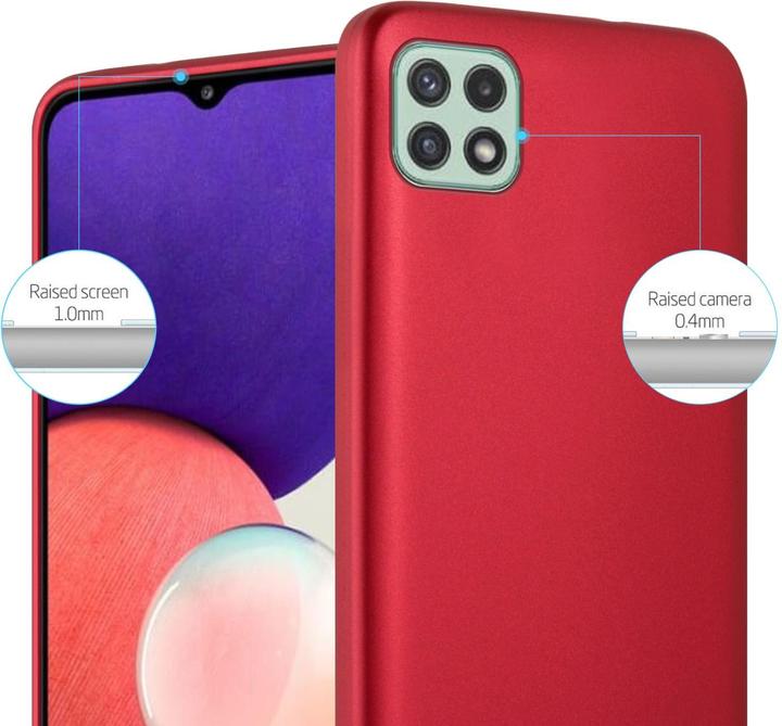 Actual product image Cadorabo TPU Matt Metallic Sleeve (Samsung Galaxy A22 5G)