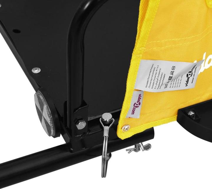 Actual product image VidaXL Fahrradanhänger Oxford-Gewebe & Eisen