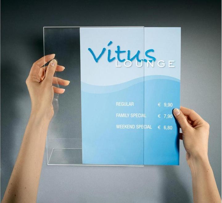 Image du produit Sigel Présentoir d'information d'un côté (A5)