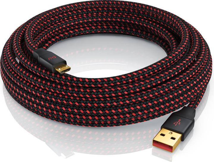Actual product image Primewire Micro USB 2.0 to USB Type A Cable, UltimateCharge MicroUSB 2.0 Fast Charging Cable with Data (3 m, USB 2.0)