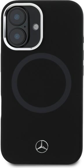 Produktbild Mercedes MEHMP16S23SUTTK iPhone 16 6.1" czarny/black hardcase Silicone Tonal Logo MagSafe (Apple iPhone 16)