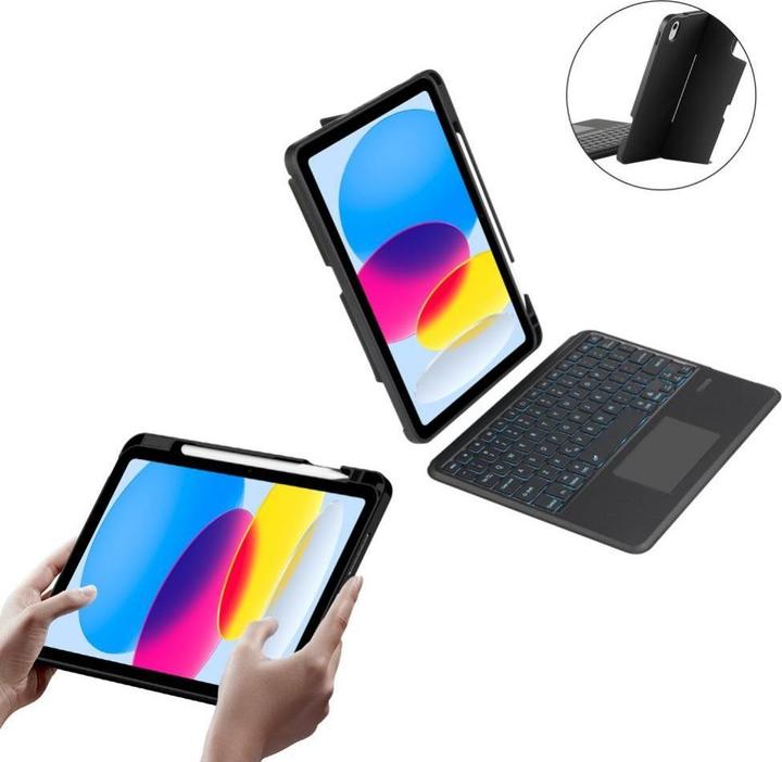 Actual product image Tech-Protect SC Mag Pen + Keyboard case for iPad 10.9" 10th generation (2022) - black (iPad 10.9 (2022))