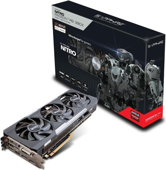 Image du produit Sapphire Radeon R9 390X Nitro Tri-X OC (8 Go)