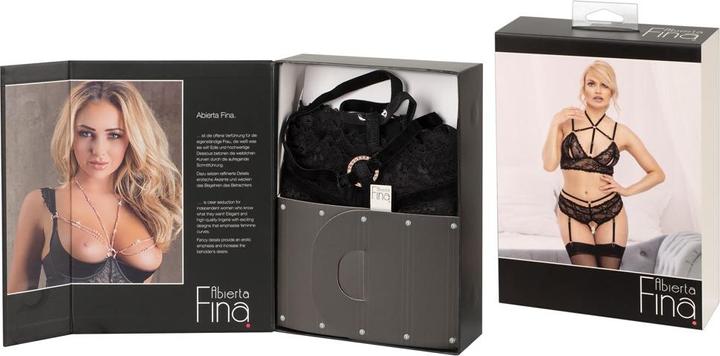 Produktbild Abierta Fina BH Set schwarz M (M)
