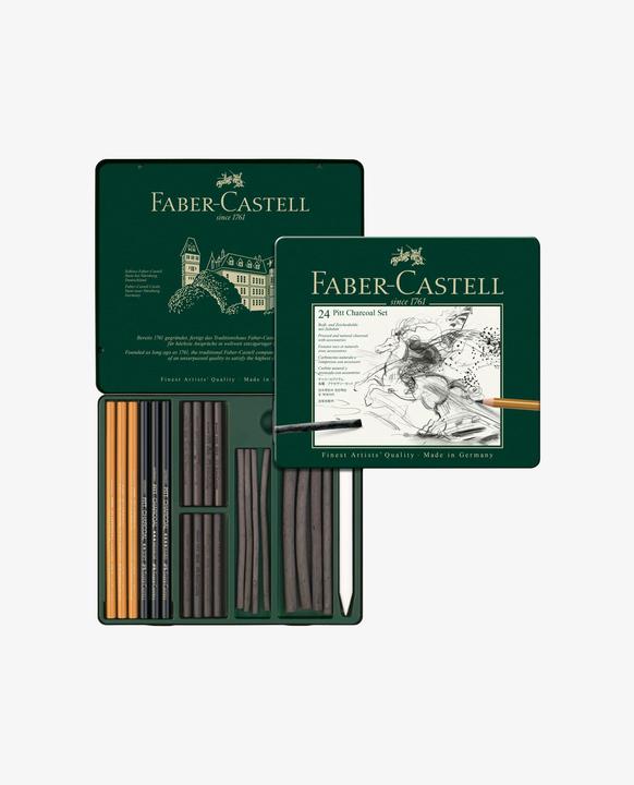 Produktbild Faber-Castell Pitt Kohleset (24 x)