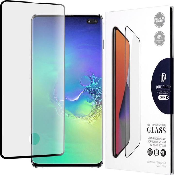 Immagine prodotto Dux Ducis - Tempered Glass - Samsung Galaxy S10 Plus - Black (1 Pezzo/i, Samsung Galaxy S10+)