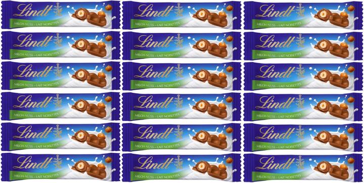 Lindt Schokoladenriegel Milch Nuss Multipack (30 %, 630 g) (630 g)