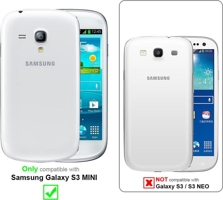 Actual product image Cadorabo Flip like Invisible Cover (Samsung Galaxy S3 Mini)