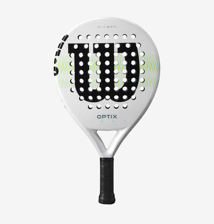 Actual product image Wilson Padelracket Optix V1 Weiss, Zielgruppe: Erwachsene, Kinder