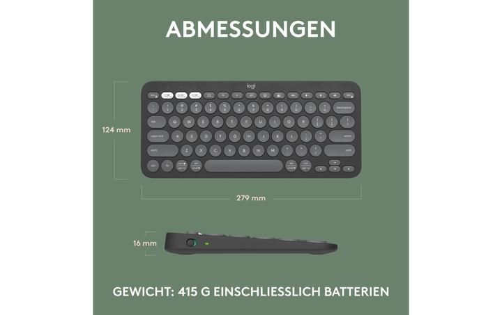 Image du produit Logitech Pebble Keys 2 K380S (CH, Sans fil)