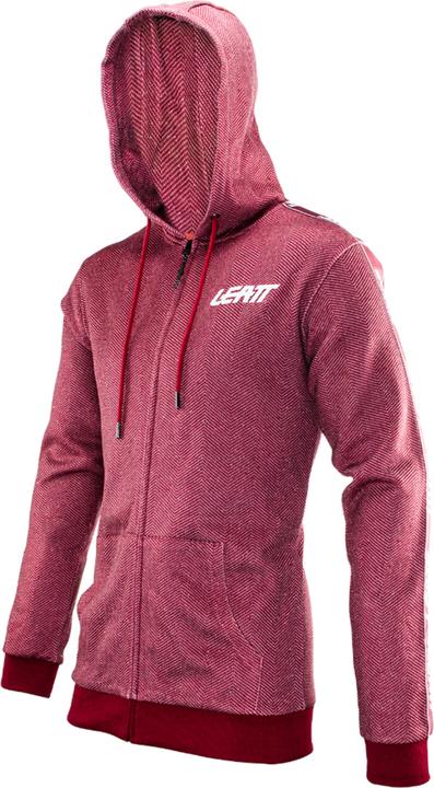 Produktbild Leatt Zip Hoodie Premium # - Ruby (XL)