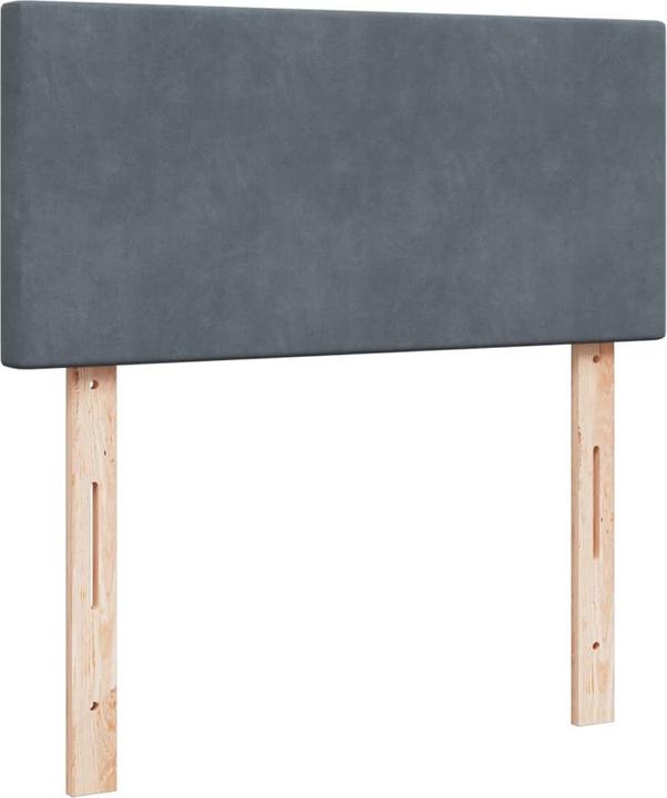 Produktbild VidaXL Bo x springbett mit Matratze 180 x 200 cm Samt (180 x 200 cm, 180 x 200 cm)