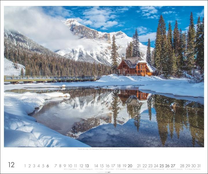 Actual product image Kanada Kalender 2026 - Der Ruf der Wildnis (55 x 46 cm, Hardcover, German)