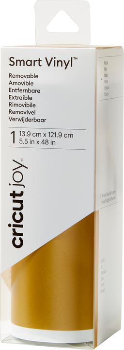 Cricut Film vinyle Joy 13,9 cm x 121,9 cm Amovible, Or