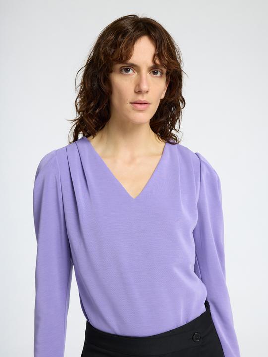 Produktbild Selected Femme Drapiertes Top mit V-Ausschnitt (S)