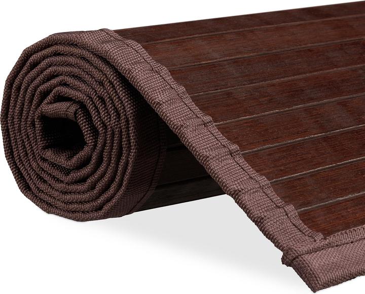 Image du produit Relaxdays Tapis en bambou (53 x 152 x 0.4 cm)