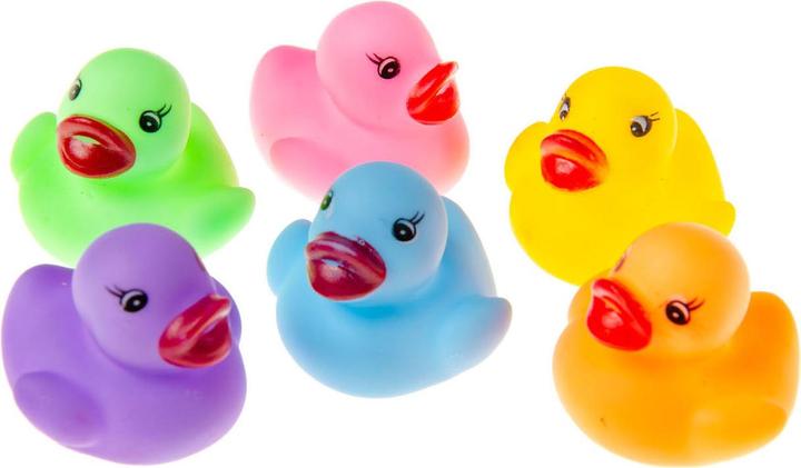 Actual product image LG-Imports Squeaking ducks colour, 24pcs.