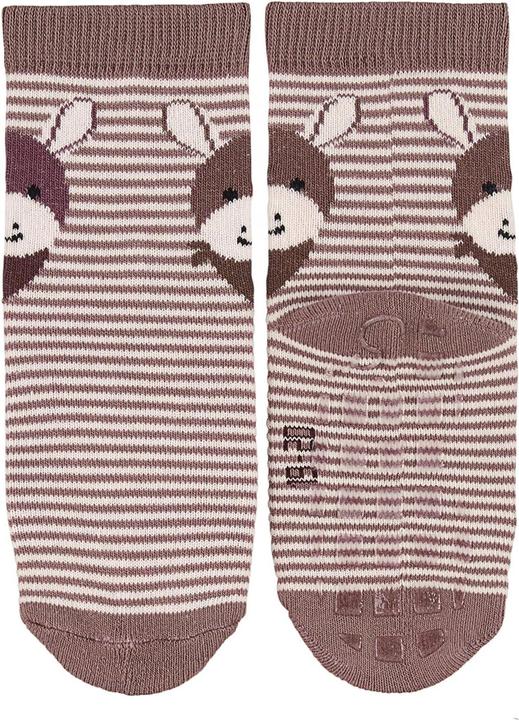 Actual product image Sterntaler Emmi Anti-Slip Socks Set of 2 Brown Gr. 23/24 (pack of 2, 24)