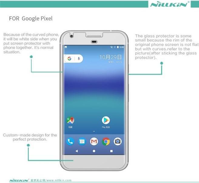 Actual product image Nillkin Matte Series (1 Piece, Google Pixel)