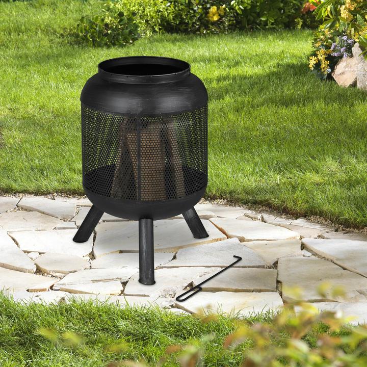 Immagine prodotto Relaxdays Mobiletto con cesto portabiancheria (40 x 30 x 95 cm)