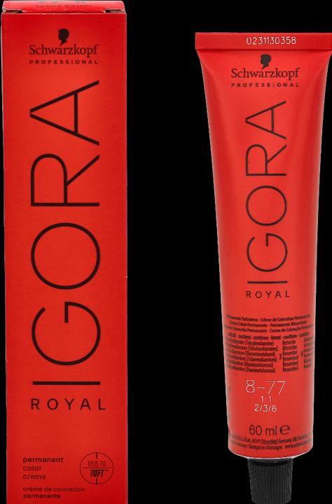 Produktbild Schwarzkopf Professional Igora Royal (8-77 Hellblond Kupfer Extra)