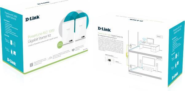 Actual product image D-Link DHP-601AV/E POWERLINE AV2 (1000 Mbit/s)