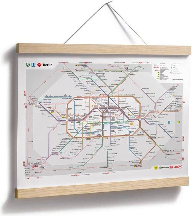Produktbild BVG Berlin - Netzplan Berlin (150 x 120 cm)