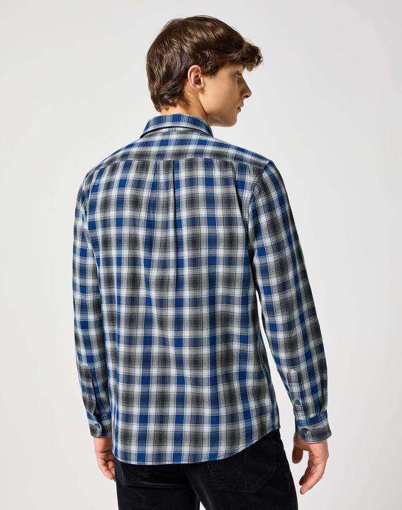 Produktbild Wrangler Langarmhemd One Pocket Indigo Shirt (L)