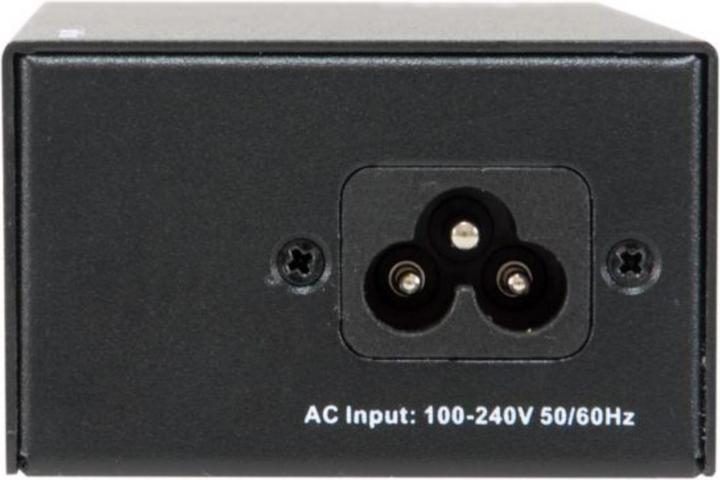 Actual product image LevelOne 1x GE PoE Injector Adapter POI-5003 PoE (802.3af (PoE), 802.3bt (PoE++), 802.3at (PoE+), 90 W)