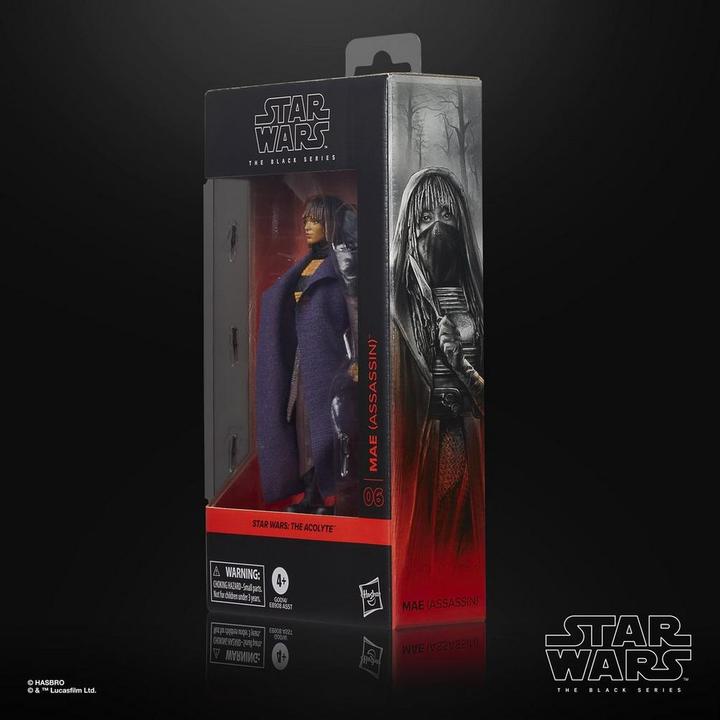 Produktbild Hasbro Star Wars: The Acolyte Black Series Actionfigur Mae (Assassin) 15 cm