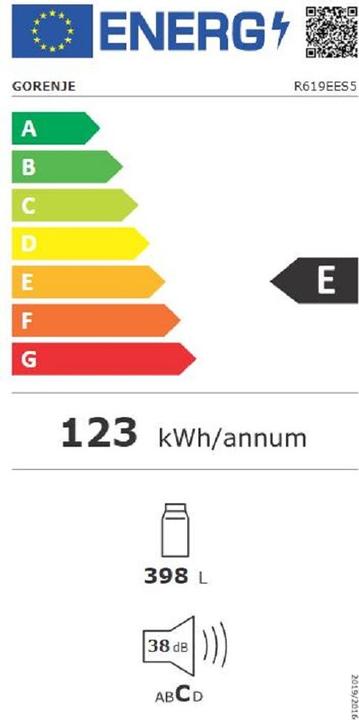 Energy Label Gorenje R619EES5 (398 l)
