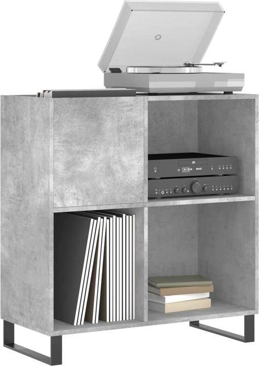 Actual product image VidaXL Plattenschrank Betongrau 84,5x38x89 cm Holzwerkstoff