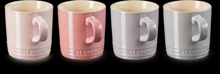 Actual product image Le Creuset Mug 350 ml set of 4 Metallics Rosé (350 ml, 4 x)