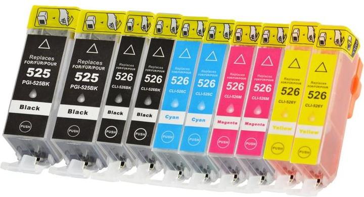 Actual product image Hermex Compatible Ink Cartridge for Canon PIXMA MG5350 (M, Y, PGBK, C, FC)