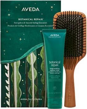 NoName AVEDA SET Botanical Repair Bond Building krem do stylizacji włosów 150ml + szczotka do włosów (Haarpflege set)