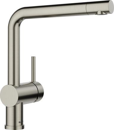 Image du produit Blanco LINUS satin platinum | Haute pression | Clapet anti-retour | Cartouche céramique | Eau sécurisée