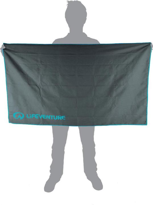Produktbild Lifeventure Recycled SoftFibre Trek Towel, Grey, Extra Large