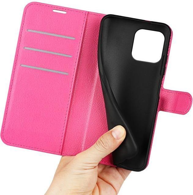 Actual product image MU Classic Litchi Leather Bookcover Series (Apple iPhone 15)