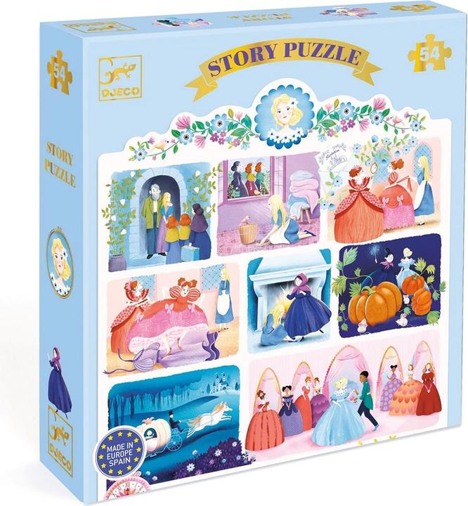 Djeco Puzzle della storia di Cenerentola 54 pezzi (54 pezzi)
