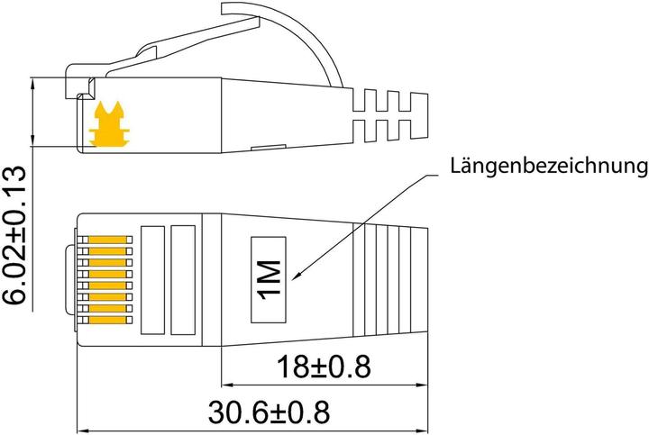 Image du produit Wirewin Câble réseau (F/FTP, CAT6, 5 m)