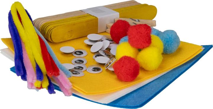 Actual product image Unicorn craft box. With instructions, craft materials and activity book