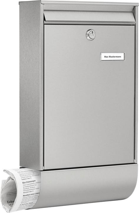 Immagine prodotto Burg Wächter Set di cassette per lettere in acciaio inox LxHxP 285/500/105 mm Berlin 37770 NI con sportello
