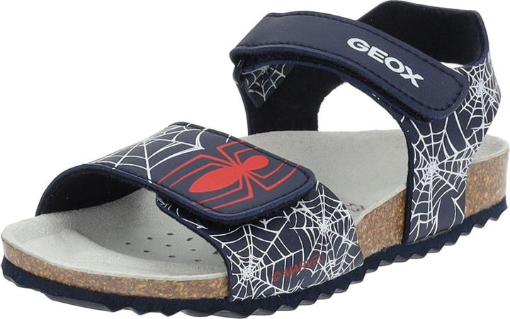 Navy/red