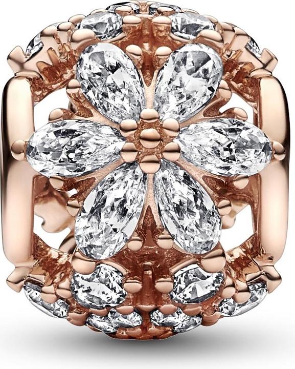 Pandora Charm Sparkling Herbarium Cluster (Metall, rosevergoldet)