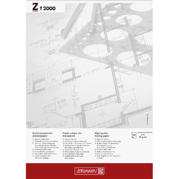 Carta da lucido 70 g/m², 25 fogli (A3)
