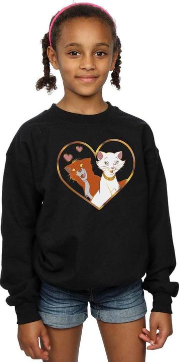 Produktbild Disney The Aristocats Heart Sweatshirt Mädchen (152, 158)