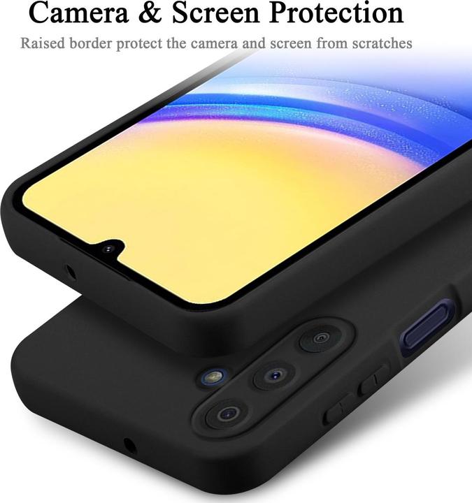 Actual product image Cadorabo Case for Samsung Galaxy A15 TPU in liquid protection silicone design (Samsung Galaxy A15)