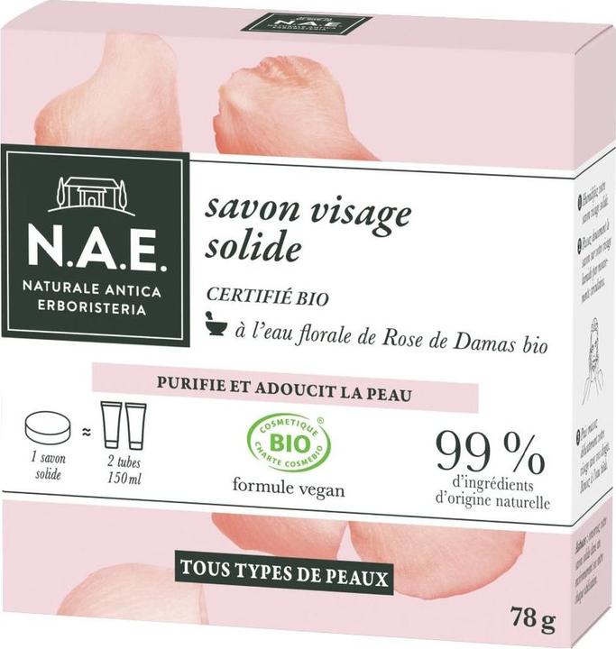 Immagine prodotto N.A.E. Naturale Antica Erboristeria Barretta purificante delicata per il viso, con certificazione (Sapone)